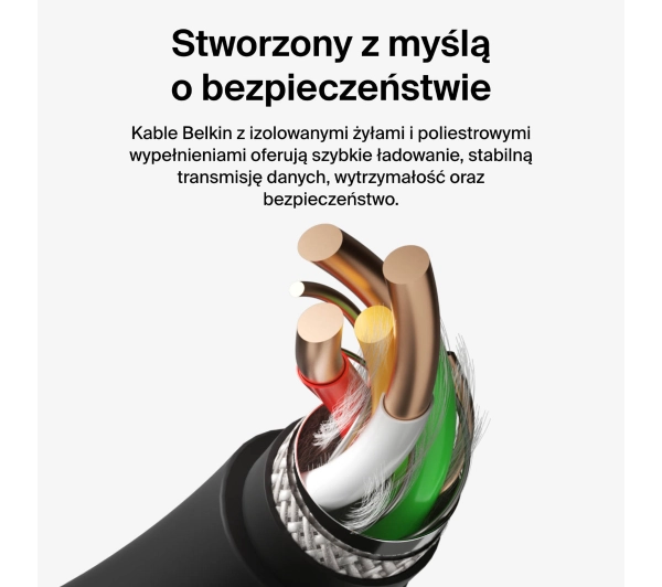 Belkin BoostCharge USB-C do USB-C 60W 1m Czarny