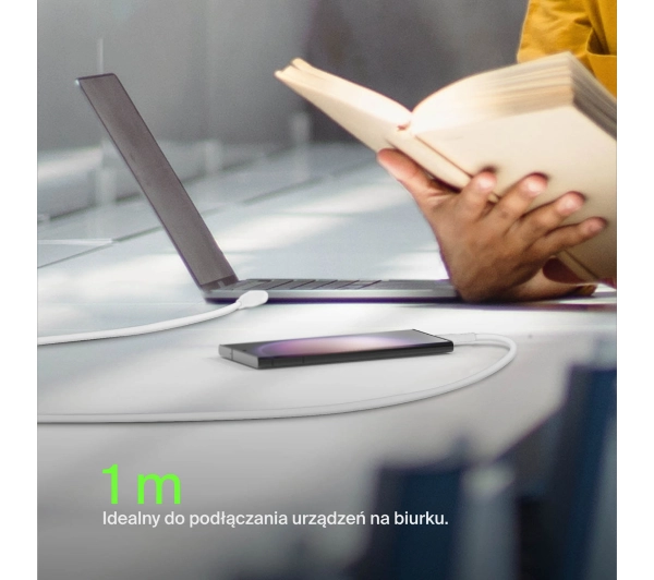 Belkin BoostCharge USB-C do USB-C 60W 1m Biały