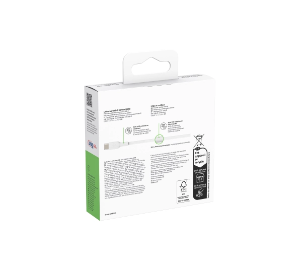 Belkin BoostCharge USB-C do USB-C 60W 1m Biały