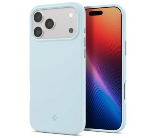 Spigen Silicone Fit MAG MagSafe do iPhone 17 Pro Niebieski