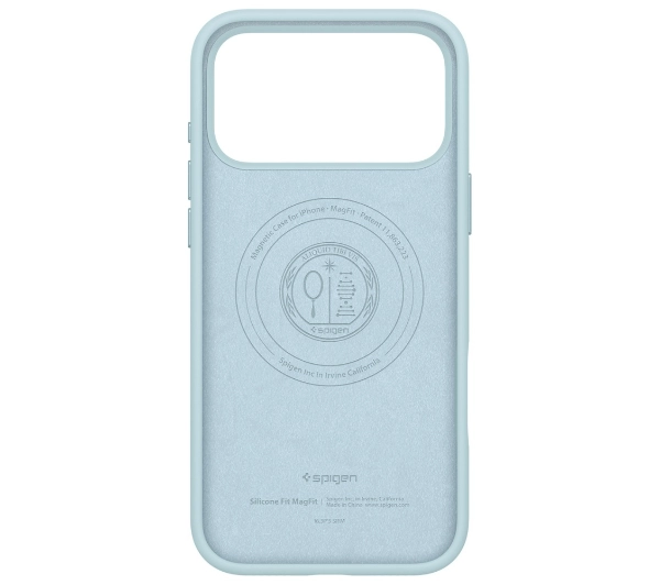 Spigen Silicone Fit MAG MagSafe do iPhone 17 Pro Niebieski