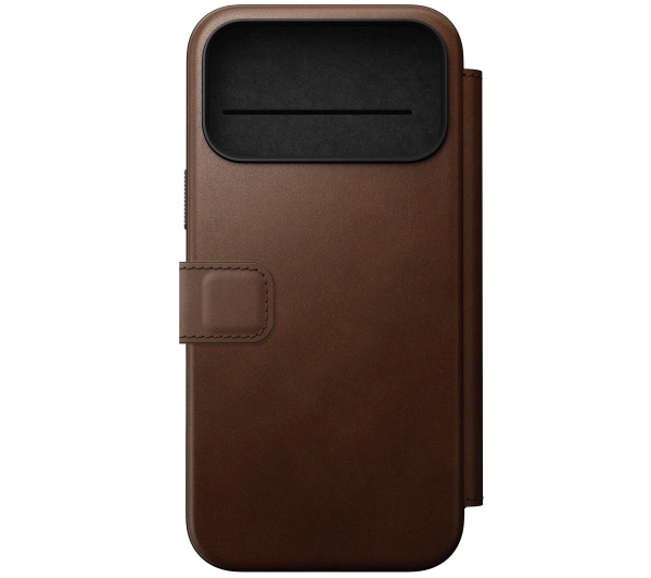 Nomad Modern Leather Folio do iPhone 17 Pro Max Brązowy