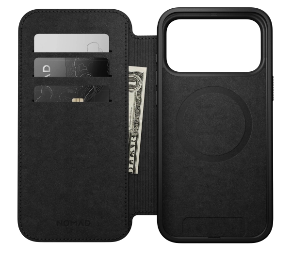Nomad Modern Leather Folio do iPhone 17 Pro Max Brązowy