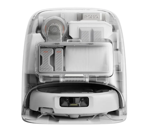 Roboty sprzątające - DJI Romo P Funkcja mopowania Stacja oczyszczająca Tworzenie mapy pomieszczenia 56,64dB