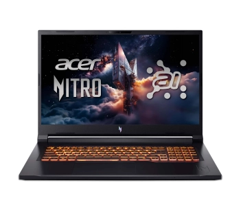 Laptop gamingowy Acer Nitro V 17 AI ANV17-61 17,3" 165Hz Ryzen AI 7 350 32GB RAM 1TB Dysk SSD RTX5060 DLSS4 Win11 Pro Czarny Funkcje AI