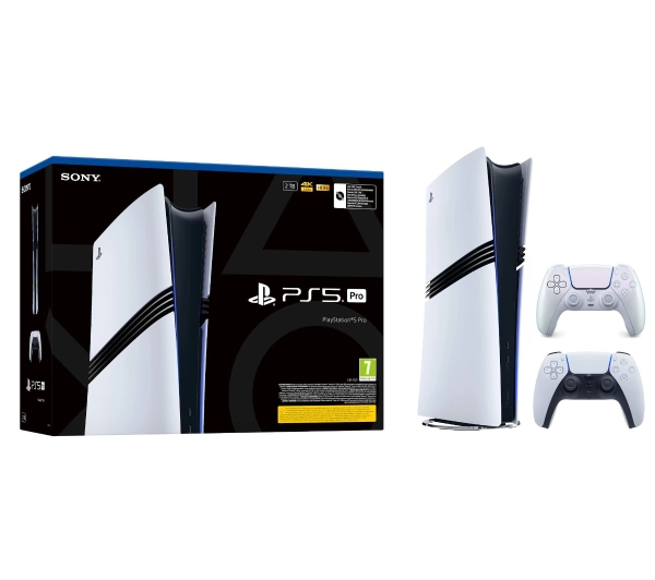 Sony PlayStation 5 Pro (PS5) 2TB + Dodatkowy Pad Chroma Pearl