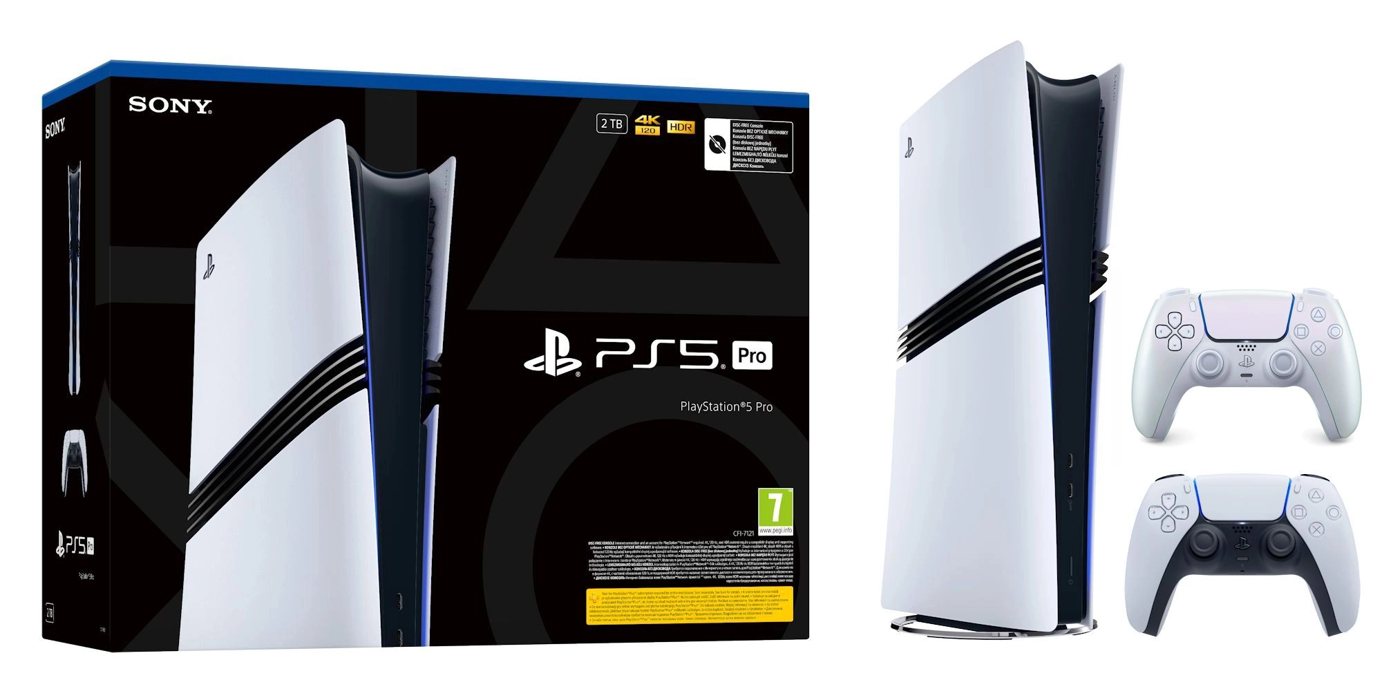 Konsola Sony PlayStation 5 Pro (PS5) 2TB + Dodatkowy Pad Chroma Pearl