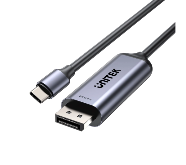 Unitek V1423DGY01 USB-C - DisplayPort 8K 1.5m Szary