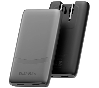 Ładowarka sieciowa Energea TravelWorld Edge 65W 2x USB-C Grafitowy
