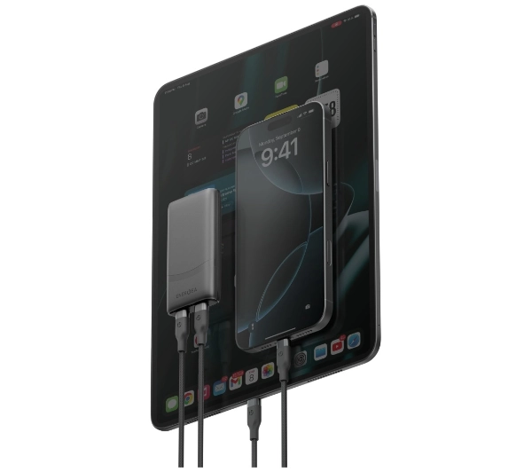 Energea TravelWorld Edge 65W 2x USB-C Grafitowy