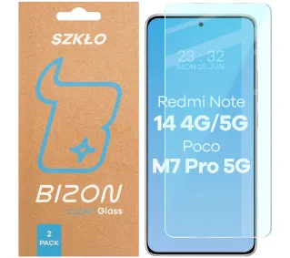 Bizon Clear Duo do Xiaomi Redmi Note 14 4G / 14 5G / Xiaomi POCO M7 Pro 5G