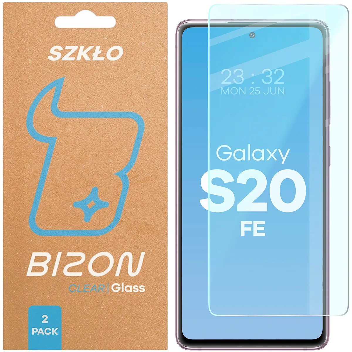 Szkło hartowane Bizon Clear Duo do Samsung Galaxy S20 FE