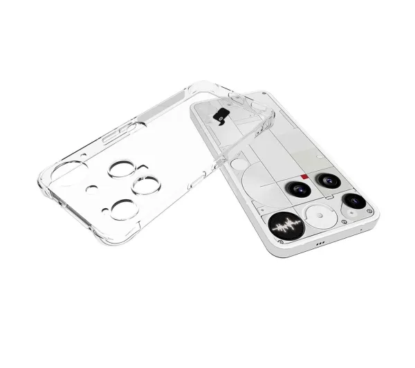 Bizon elastyczne etui Salpa + 2x szkło hartowane Clear Pack do Nothing Phone (3)