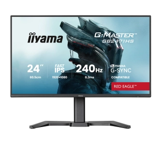 Monitor iiyama G-Master Red Eagle GB2471HS-B1 23,8" Full HD Fast IPS 240Hz 0,3 MPRT Gamingowy