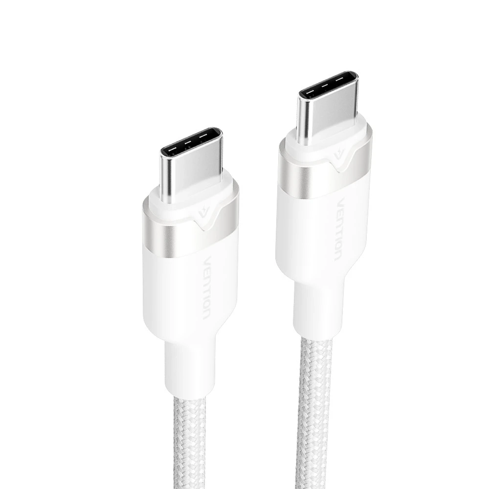 Kabel Vention USB-C do USB-C 3A  60W PD 1m Biały