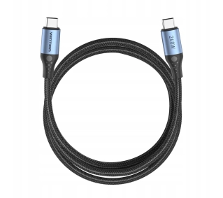 Vention USB-C do USB-C 2.0 5A 240W 1m Czarny