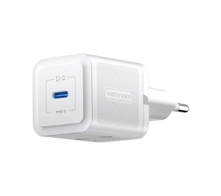 Vention USB-C 20W GaN Biały - ⚡ EURO HIT CENOWY! ⚡