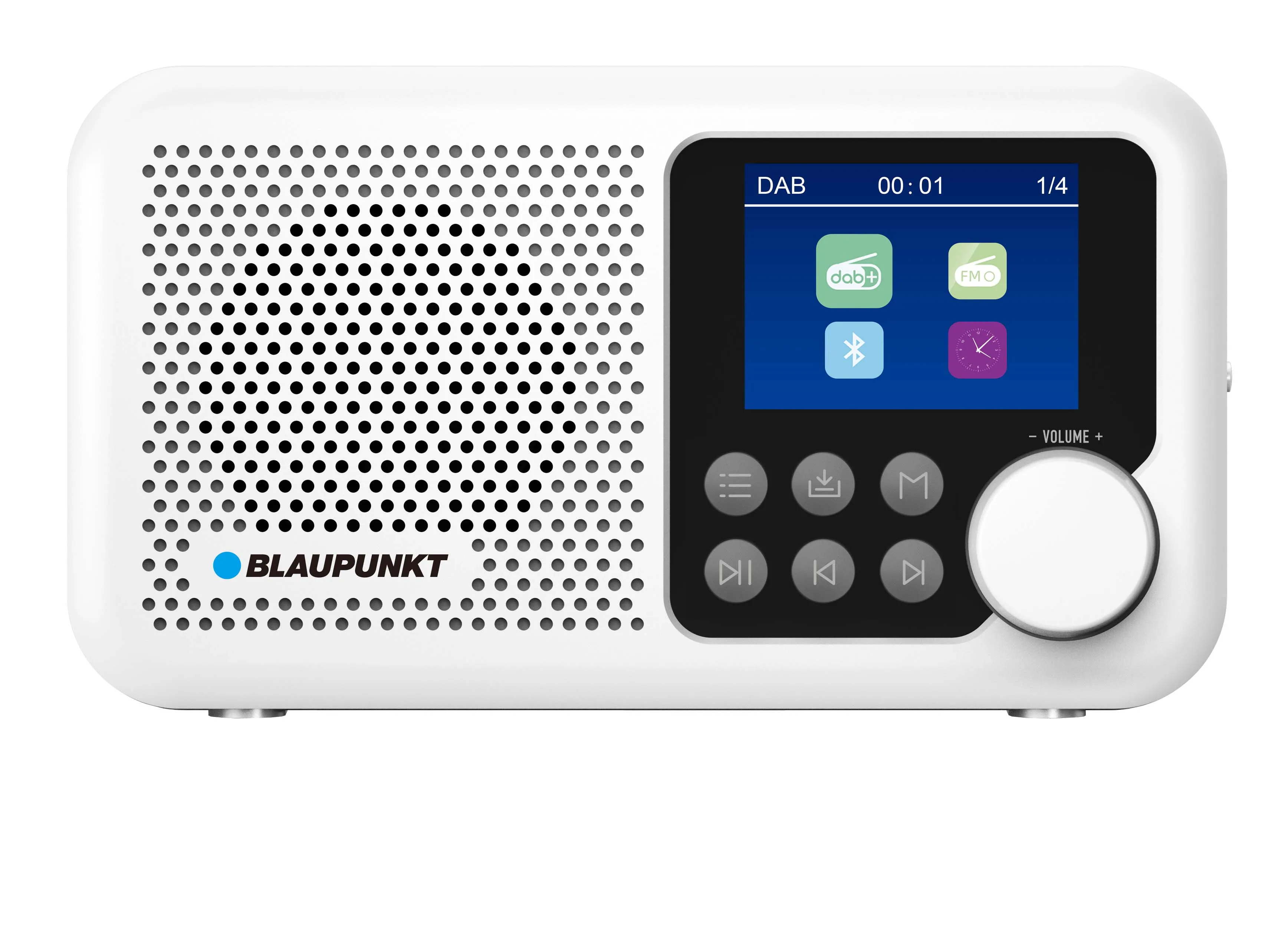 Radioodbiornik Blaupunkt DR8WH Radio FM, DAB+ Bluetooth Biały