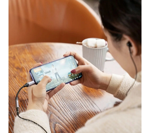 Vention BGMHA USB-C na 3,5mm jack DAC 0,1m Szary