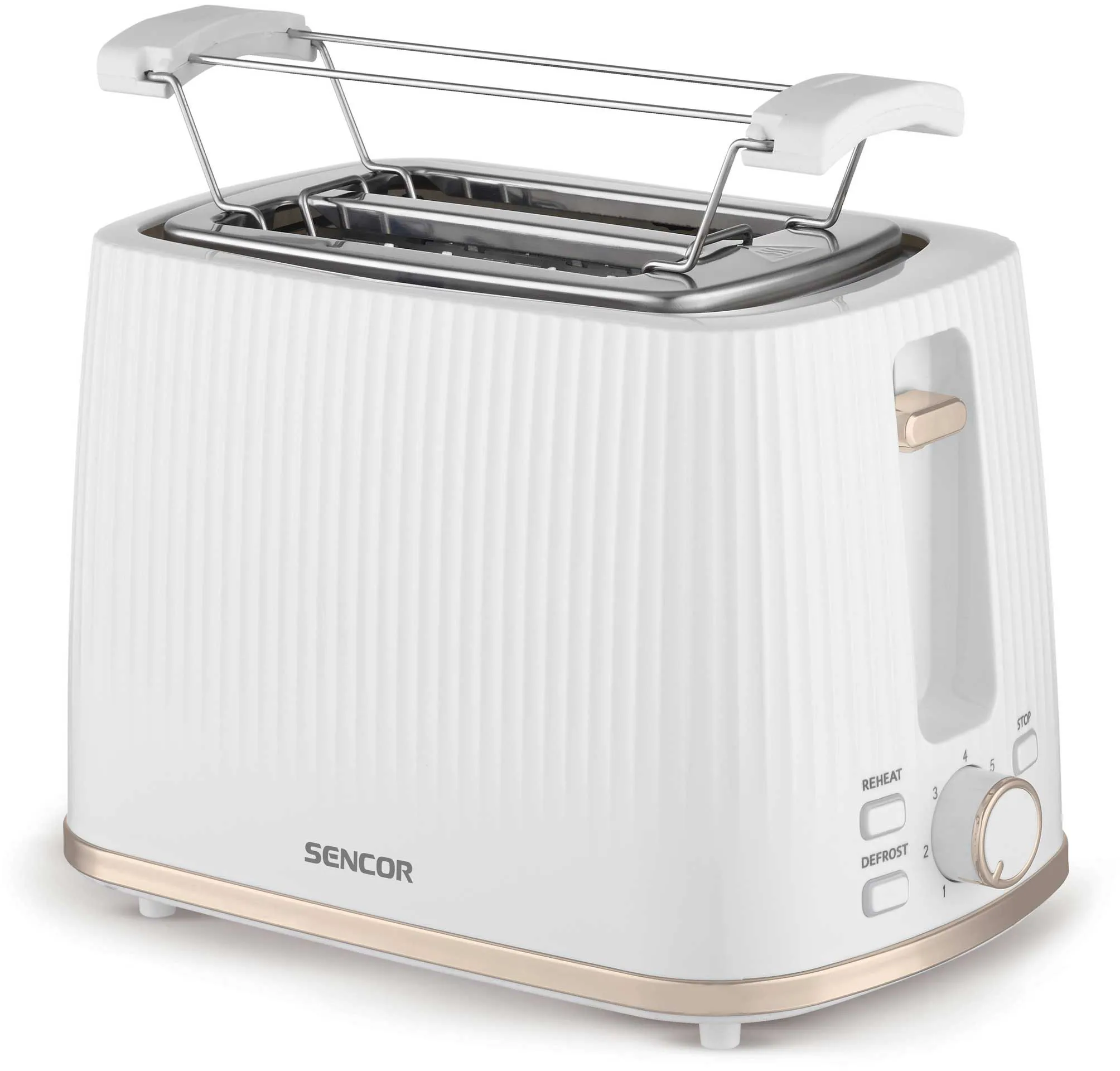 Toster Sencor STS 7510WH Ruszt do bułek Rozmrażanie 930W