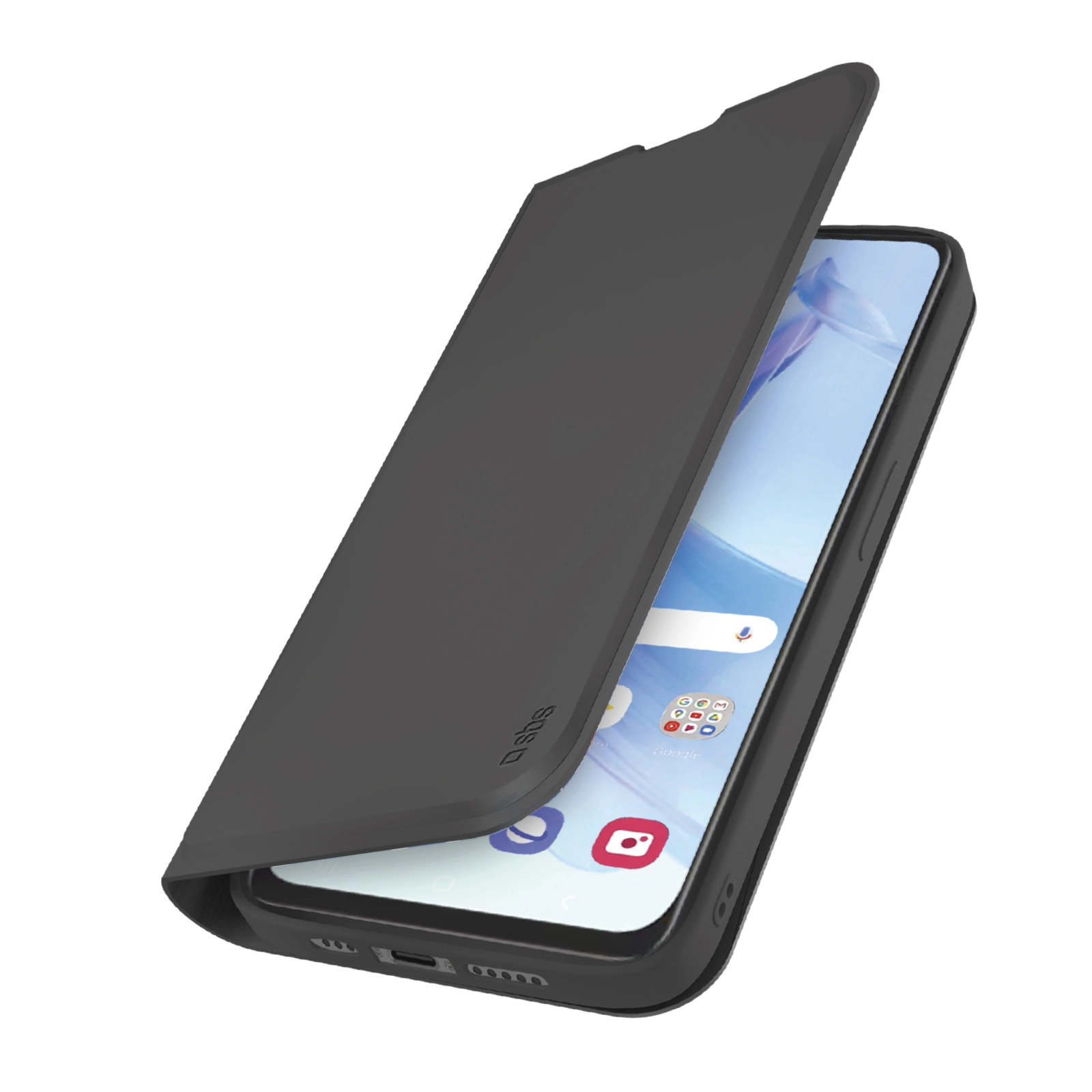 Etui SBS Wallet Smooth do Honor 90 Lite Czarny