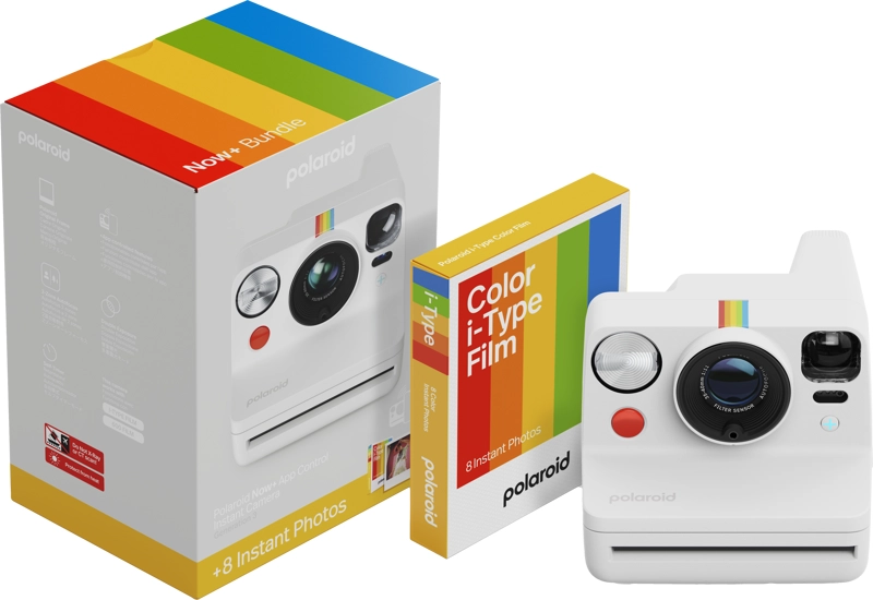 Aparat Polaroid Now+ Gen 3 Biały zestaw z filmem