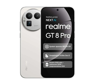 realme GT 8 Pro 12/256GB 6,79" 144Hz 200Mpix Biały - Kup na Raty - RRSO 0%