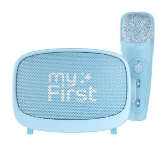 Mikrofon z głośnikiem Bluetooth myFirst Voice 2 8W Niebieski