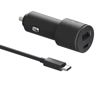 Motorola TurboPower PD QC3.0 45W USB-A USB-C Czarny