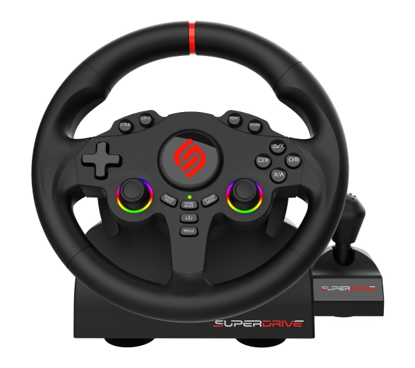 Subsonic SuperDrive 220 RS-X z pedałami do PC, Xbox, PS4, Switch, Switch 2 - Kup na Raty - RRSO 0%