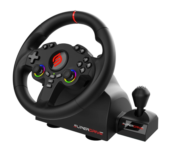 Subsonic SuperDrive 220 RS-X z pedałami do PC, Xbox, PS4, Switch, Switch 2 - Kup na Raty - RRSO 0%