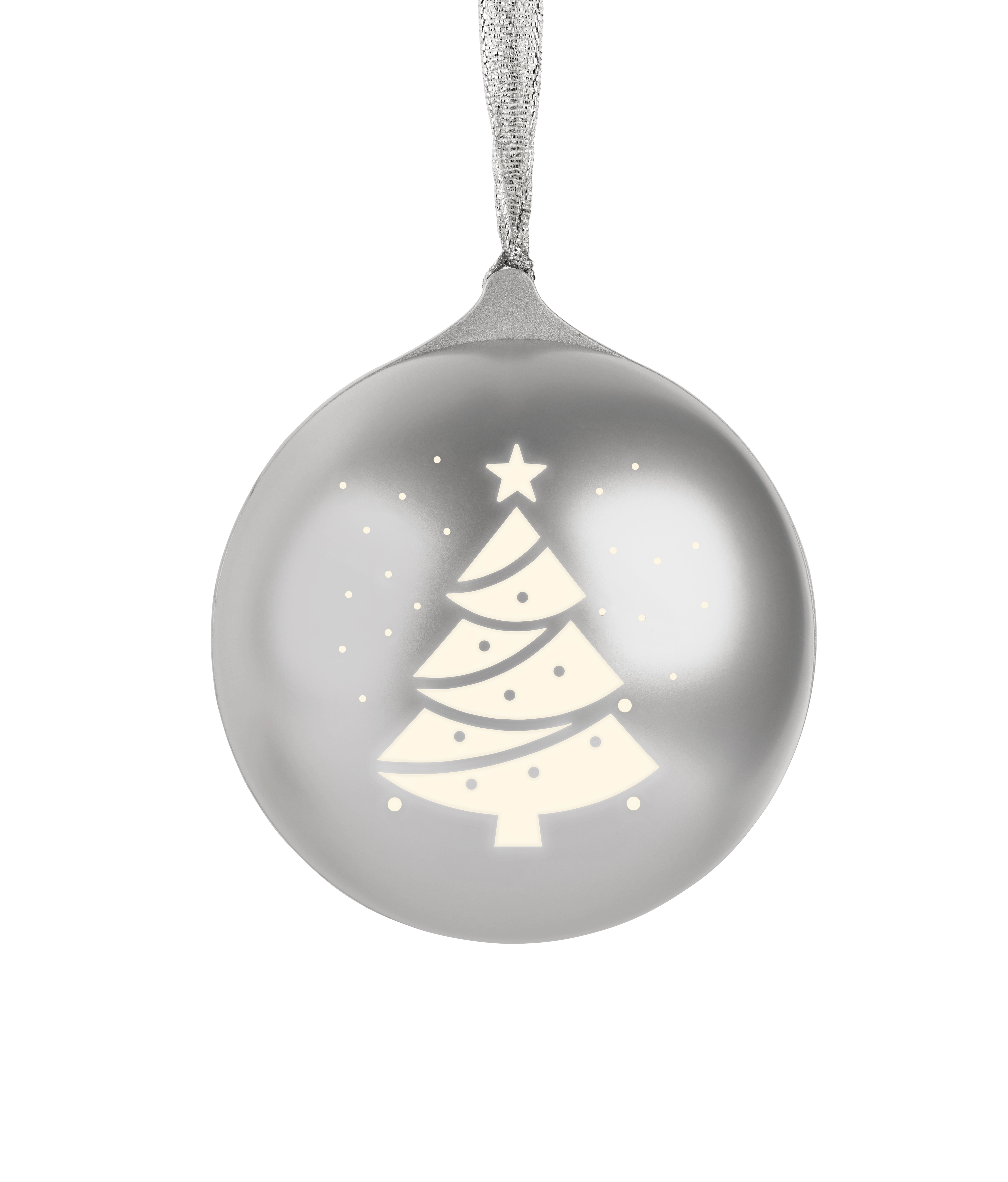 Głośnik Bluetooth BigBen XMASBALLSILV Świecąca bombka świąteczna Srebrna