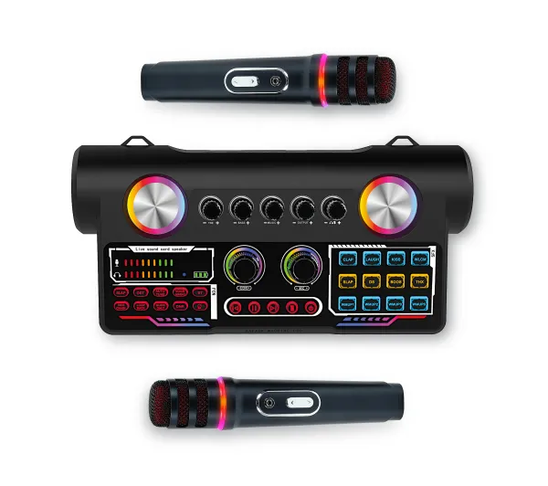 Zestaw karaoke Musicmate MM-SC450 MusicParty Bluetooth Czarny