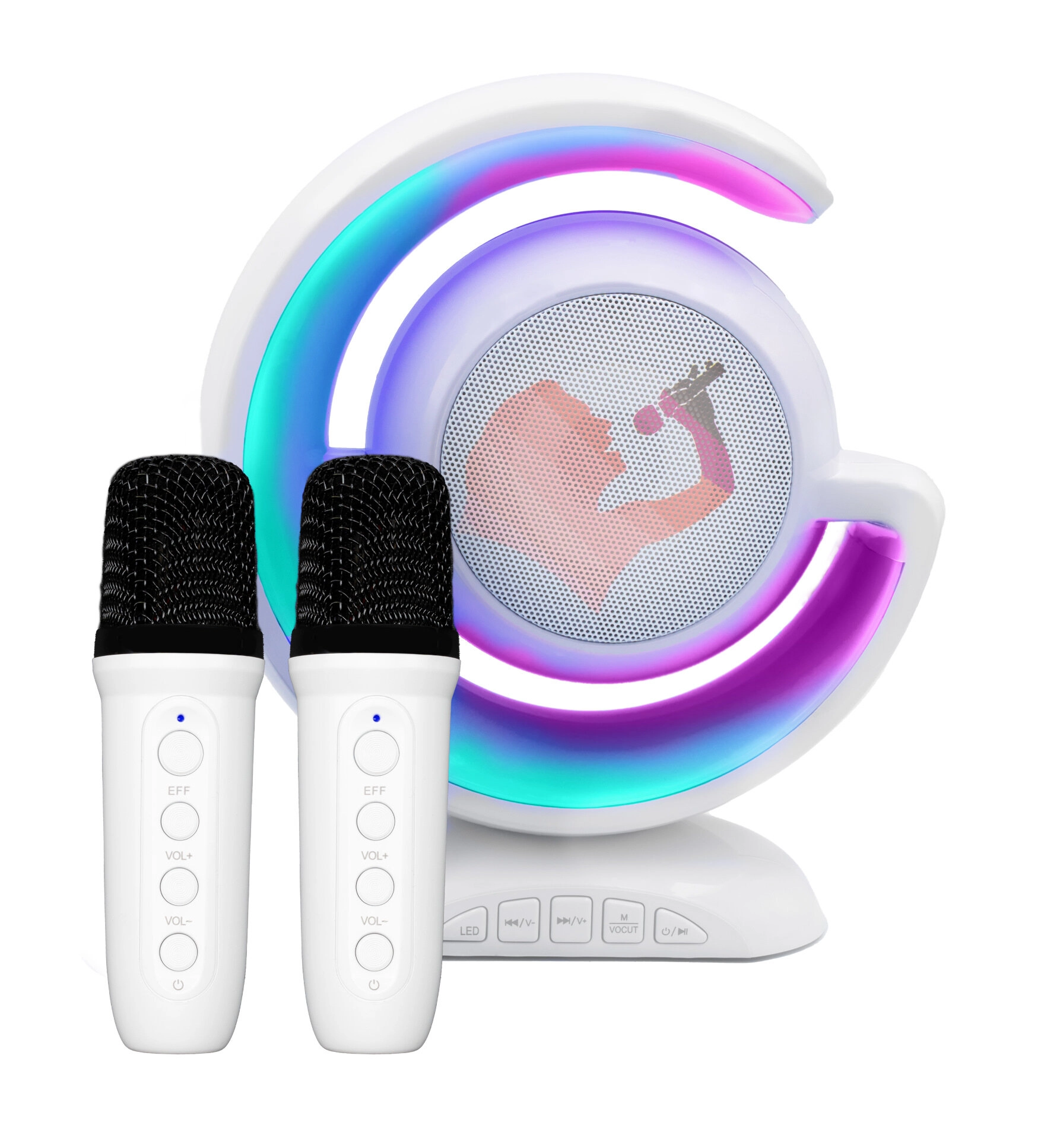 Power Audio Musicmate MM-SC70 RainbowDust Bluetooth Biały