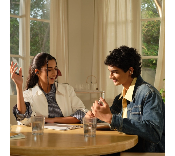 realme Buds Clip Konstrukcja klipsa Przewodnictwo powietrzne Bluetooth 5.4 Funkcje AI Złoty - Kup na Raty - RRSO 0%