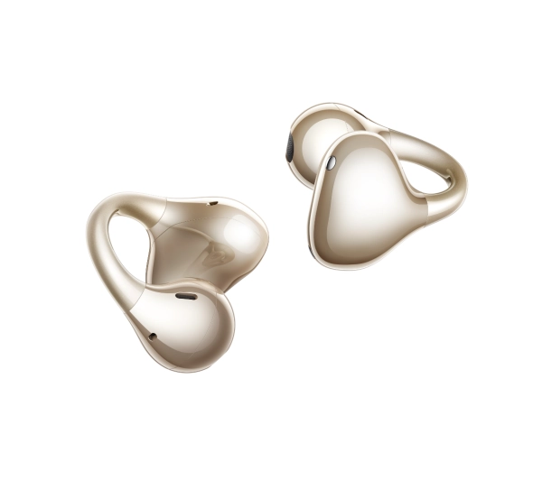 realme Buds Clip Konstrukcja klipsa Przewodnictwo powietrzne Bluetooth 5.4 Funkcje AI Złoty - Kup na Raty - RRSO 0%