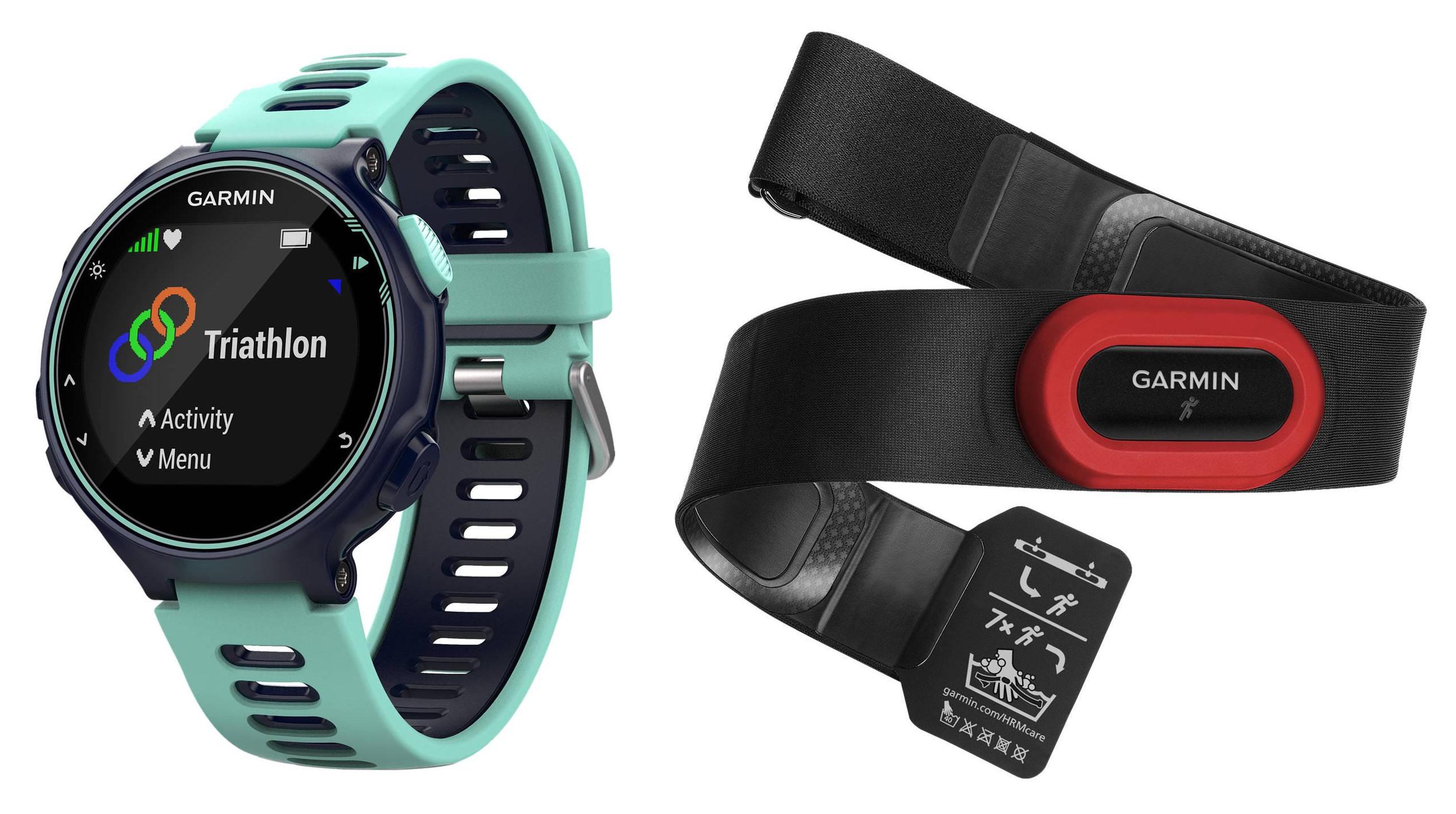 Zegarek sportowy Garmin Forerunner 735XT Run Bundle (niebieski)