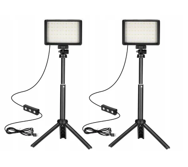 NEEWER LED 2x Lampa 2x Statyw + Filtry