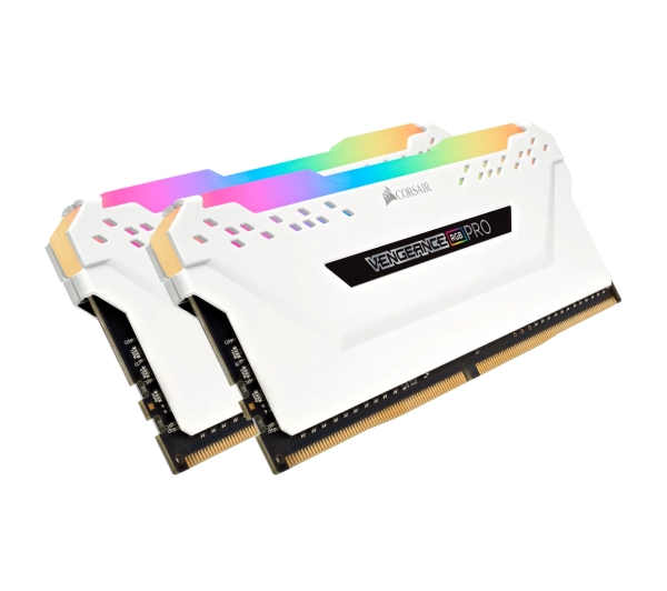 Corsair Vengeance RGB Pro DDR4 32GB (2x16GB) 3200 CL16 Biały - Kup na Raty - RRSO 0%
