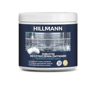 Tabletki do czyszczenia zmywarki HILLMANN 12szt.
