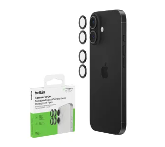 Szkło ochronne Belkin OVA181HQBK na aparat iPhone 17/16/16 Plus 2 zestawy