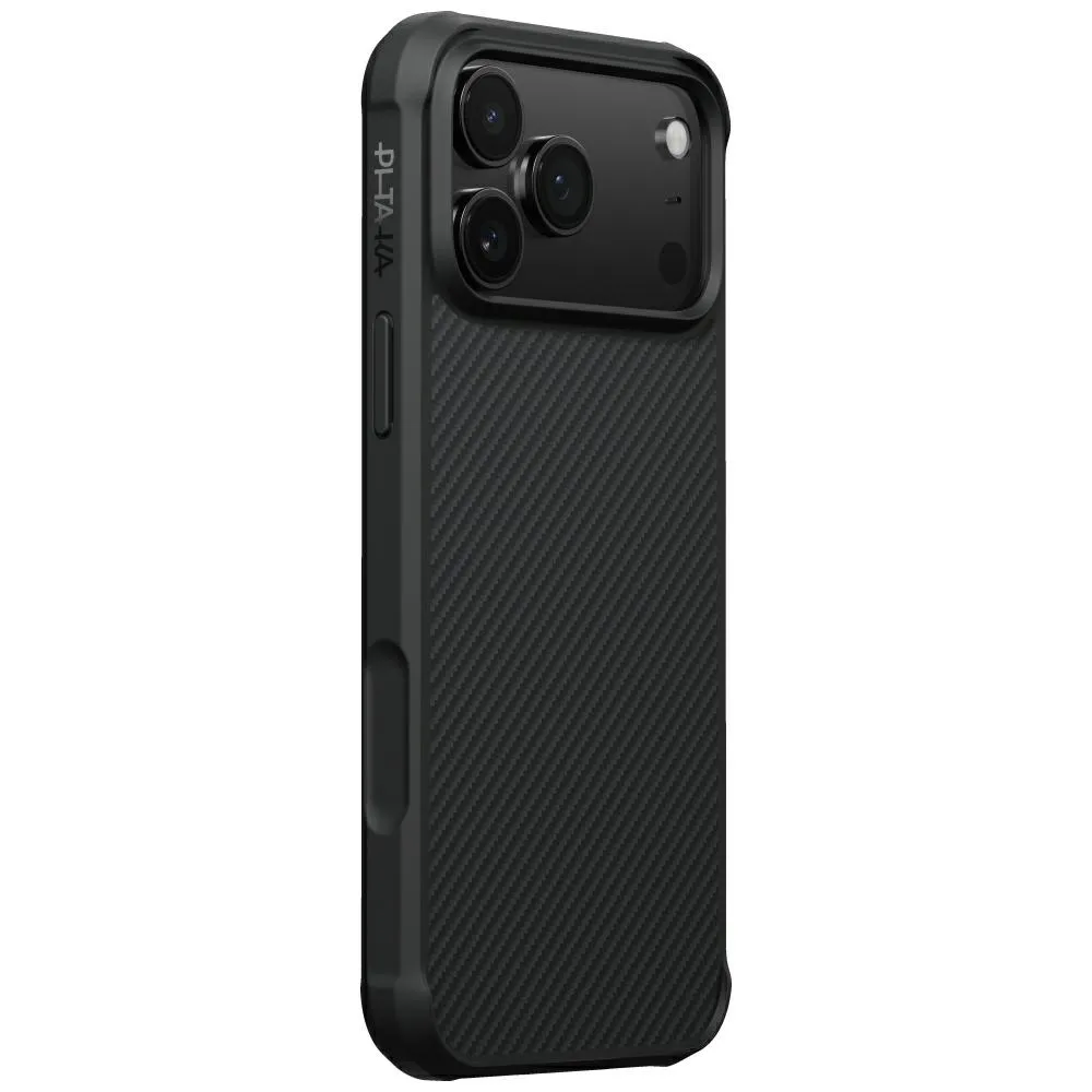 Etui Pitaka Aramid ProGuard MagSafe do iPhone 17 Pro Max Czarno szary