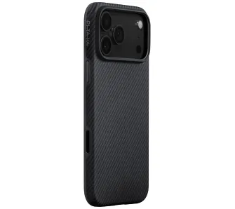 Etui Pitaka Aramid UltraGuard MagSafe do iPhone 17 Pro Czarno szary