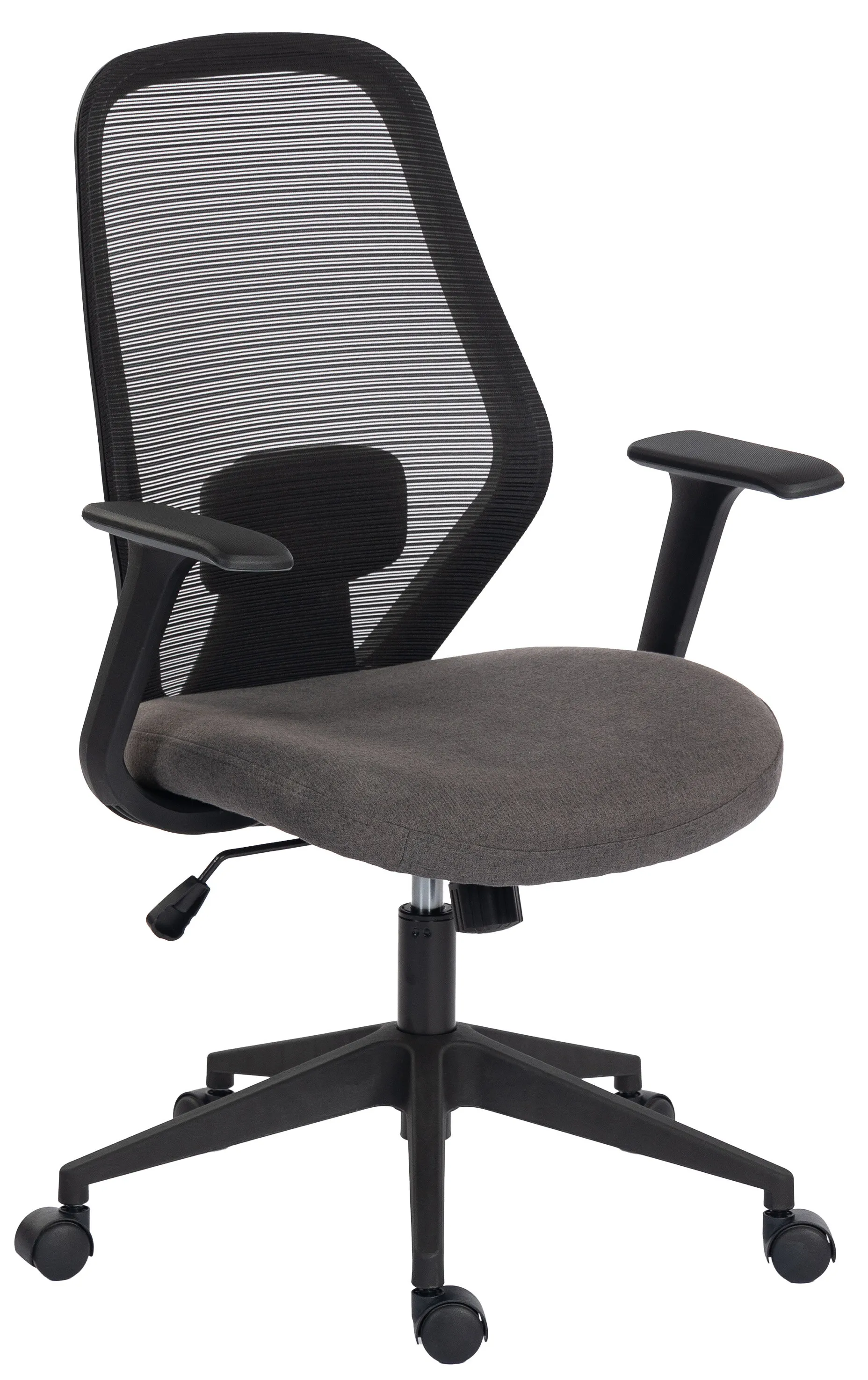 Fotel Cobra Office One HF307GY Biurowy do 150kg Tkanina Szary