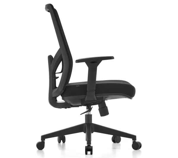 Cobra Office Plus HF502BK Biurowy do 150kg Tkanina Czarny - Kup na Raty - RRSO 0%