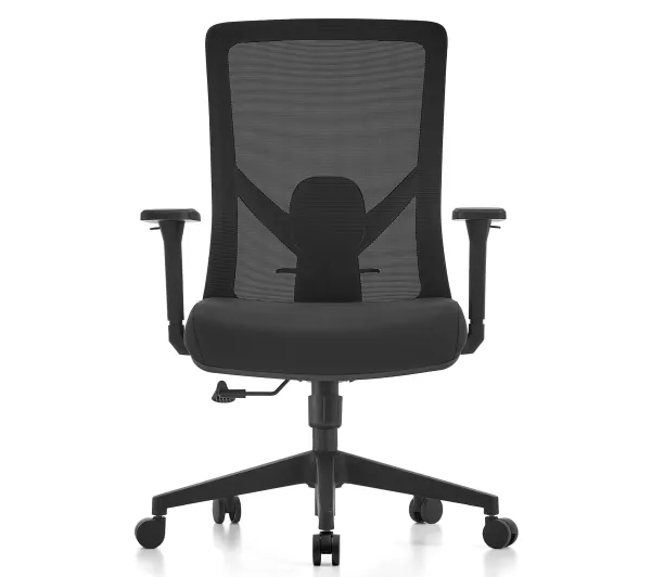 Cobra Office Plus HF502BK Biurowy do 150kg Tkanina Czarny - Kup na Raty - RRSO 0%