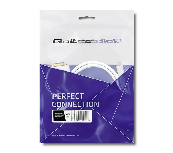 Qoltec 50417 USB 3.1 typ C - DVI 2m Biały
