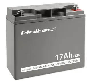 Qoltec 53046 AGM 12V 17Ah