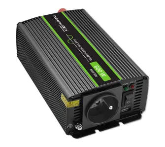 Przetwornica Qoltec Monolith 24/230V 300/600W Czarny