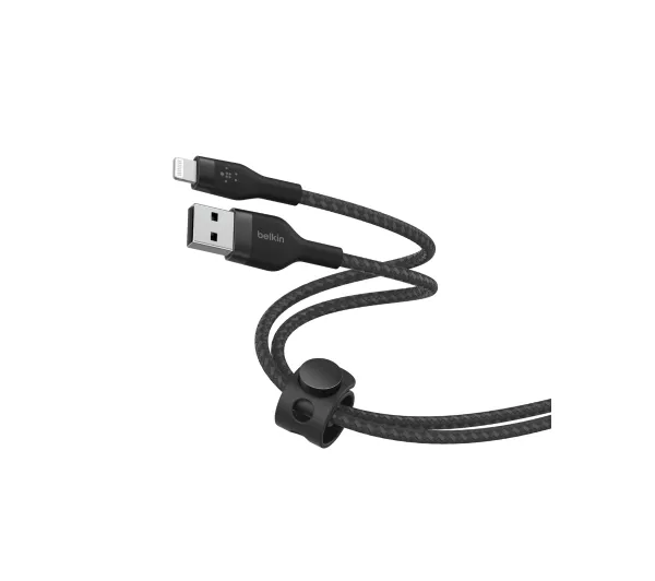 Belkin BoostCharge Pro Flex USB-A do Lightning 2m Czarny